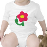 cute angry flower fuck you tshirt
