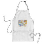 Cute Animals Work Out in Gym Shirt Fitness aprons