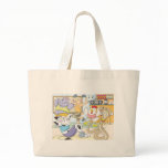 Cute Animals Work Out in Gym Shirt Fitness Tote Bag