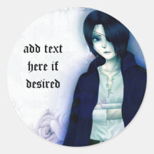 Cute anime emo boy stickers for your text