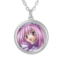 Cute Anime Girl Maid Pendants