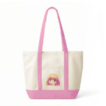 Cute Anime Girl With Colourful Hair Creative Manga bags