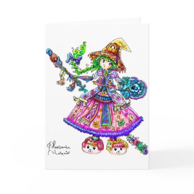 Cute Anime Witch Kawaii Halloween Magic Spell by AlexandreMasquio