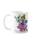 Cute Anime Witch Kawaii Halloween Magic Spell Coffee Mug