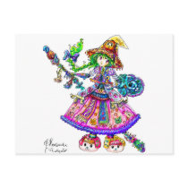 Cute Anime Witch Kawaii Halloween Magic Spell
