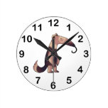 Cute anteater wall clock