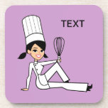 Cute artistic kitchen Cork Coaster