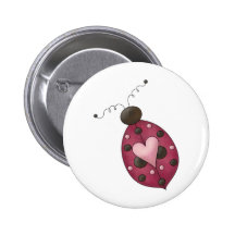 Cute as a Bug · Cerise Ladybug Pin