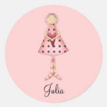 Cute as a Bug · Girl Sticker
