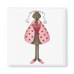 Cute as a Bug · Ladybug Doll Refrigerator Magnets