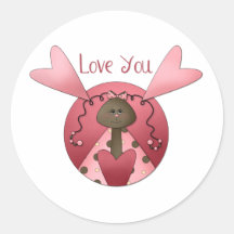 Cute as a Bug · Love You Ladybug Stickers