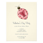 Cute as a Bug · Pink & Brown Ladybug Invites