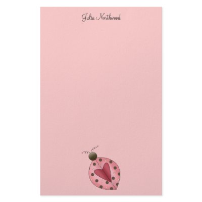 Cute as a Bug · Pink & Brown Ladybug by CSCountryCuties