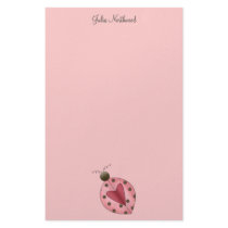 Cute as a Bug · Pink & Brown Ladybug