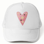 Cute as a Bug · Pink Heart with Ladybug Dots Hat