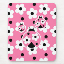 Cute As A Bug (Pink) Mouse Pad