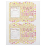 Cute as a Button Girl Mini Puff Box
