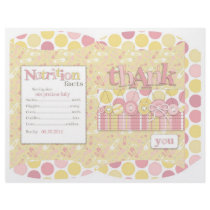 Cute as a Button Girl Puff Box Full Colour Flyer