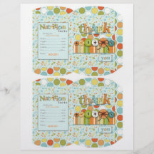 Cute as a Button Mini Puff Box Full Colour Flyer
