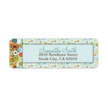 Cute as a Button Return Label
