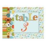 Cute as a Button Table Postcard