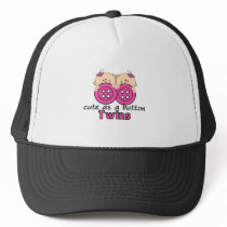 Cute As A Button Twin Girls