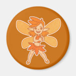 Cute Autumn Fairy Fridge Magnets