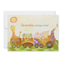 Cute Baby Animals: Baby Shower Invitation