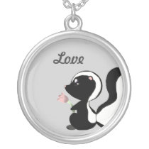 Cute Baby Animals - Skunk Necklace