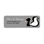 Cute Baby Animals Skunk Return Address Labels