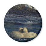 Cute Baby Bears & Mother Fridge Magnet