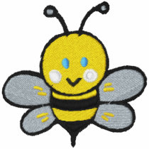 cute baby bee Bee-otch on Lft Sleeve