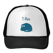 Cute Baby Blue Dinosaur T-Rex Hat