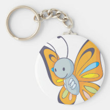 Cute Baby Butterfly Cartoon Key Chain