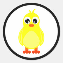 Cute Baby Chick Stickers