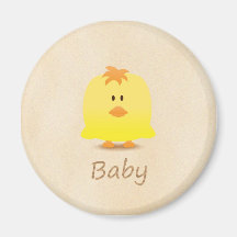 Cute Baby Chicken Cartoon Fridge Magnet