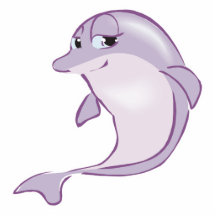 cute baby dolphin cut outs