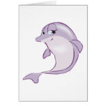 cute baby dolphin greeting card