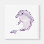 cute baby dolphin refrigerator magnet