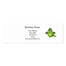 Cute baby dragon business card