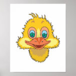 cute baby duck face print