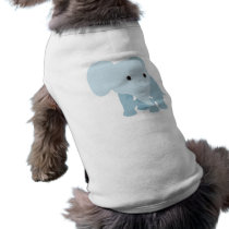 Cute Baby Elephant Dog T-shirt