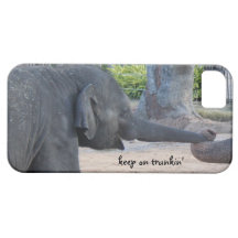 Cute Baby Elephant, keep on Trunkin' iPhone Case iPhone 5 Cover