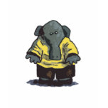 CUTE BABY ELEPHANT t-shirts