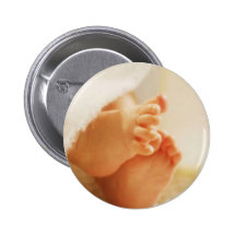 Cute Baby Feet Little Baby Feet Wrapped Blanket Pin