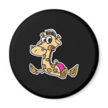 cute baby giraffe magnet