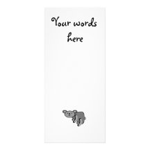 Cute baby koala bear customized rack card