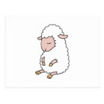 cute baby lamb postcard
