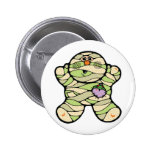 cute baby mummy pinback button
