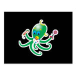 cute baby octopus post cards